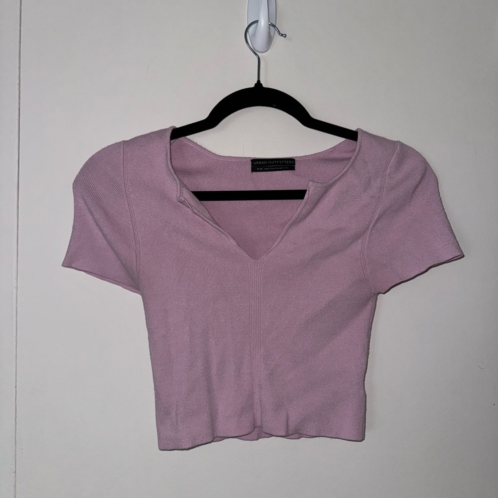 Short sleeve knit material top from Urban Outfitters